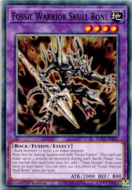 Fossil Warrior Skull Bone - 1st Edition - BLC1-EN131