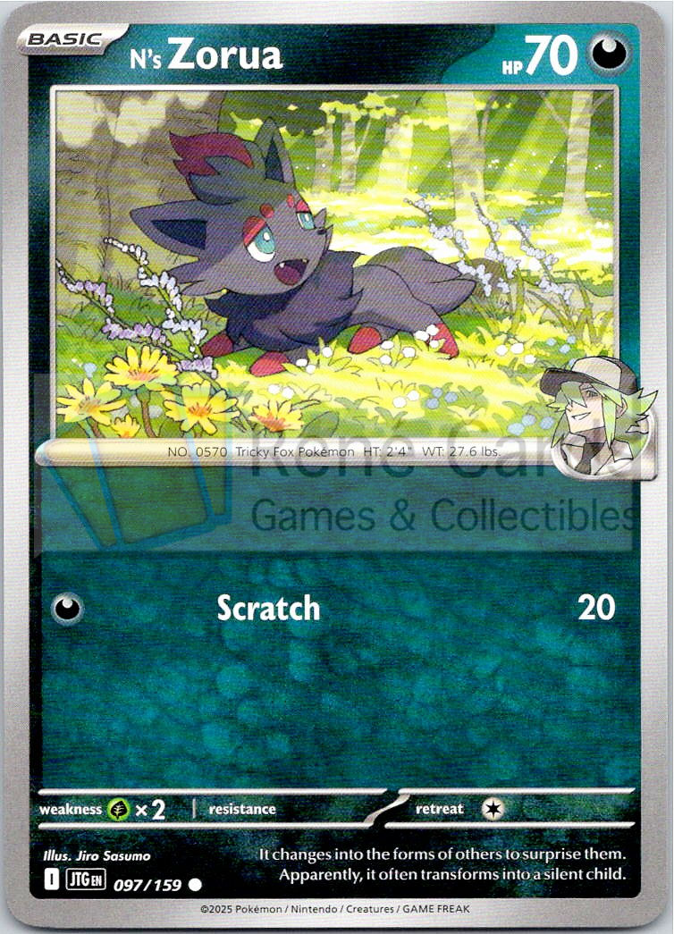 N's Zorua - JTG  - 097/159