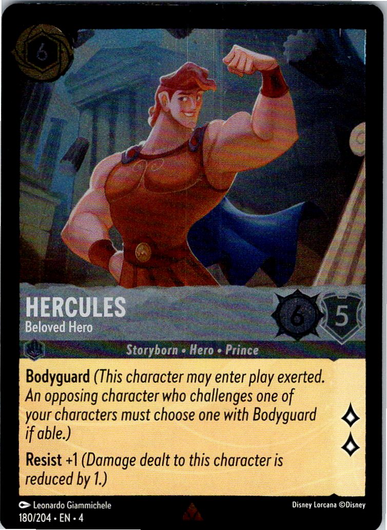 Hercules - Beloved Hero - 4URS-180/204 - Foil