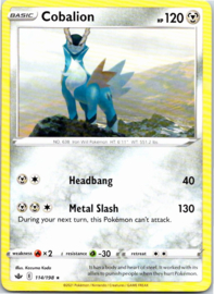 Cobalion - ChillRein - 114/198 Non Foil