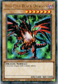 Red-Eyes Black Dragon (DT01 artwork)  - 1st. Edition - HAC1-EN003