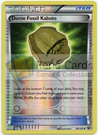 Dome Fossil Kabuto - XY FaCo 96/124 - Reverse