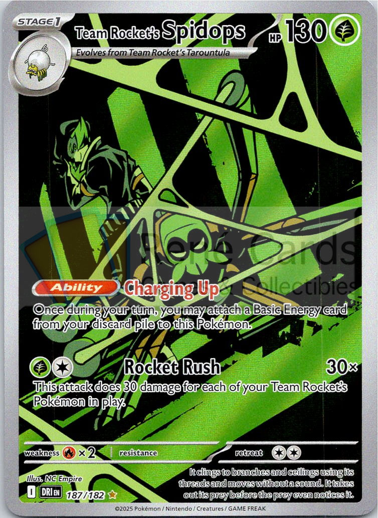 Team Rocket's Spidops  - DRI  - 187/182