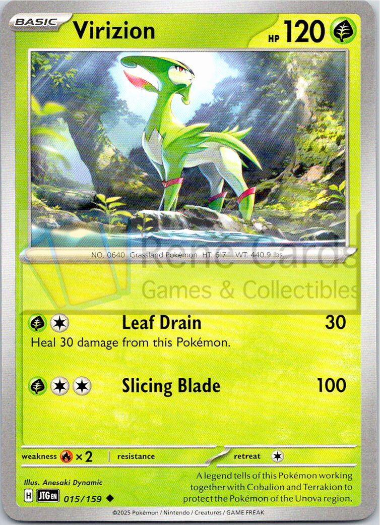 Virizion - JTG  - 015/159