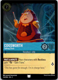 Cogsworth - Talking Clock - 2ROF-143/204 - Foil