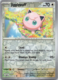 Jigglypuff - MEW - 039/165 - Reverse