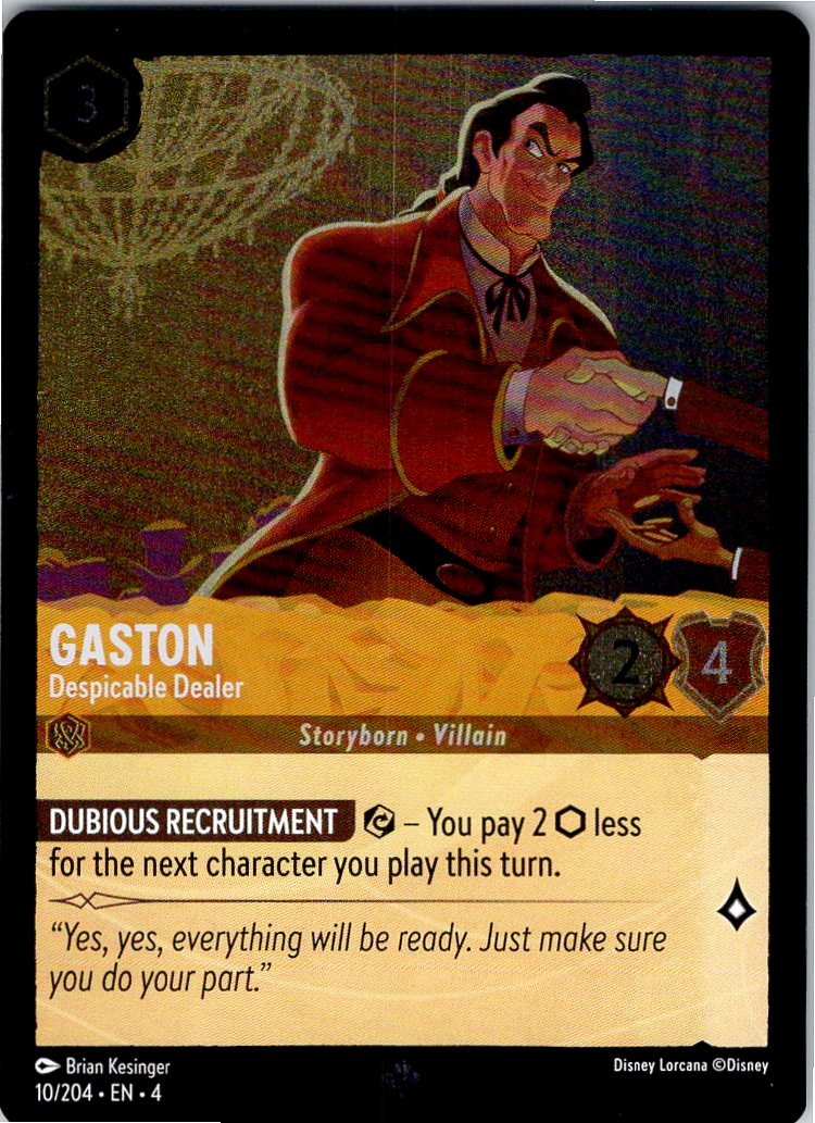 Gaston - Despicable Dealer - 4URS-10/204 - Foil