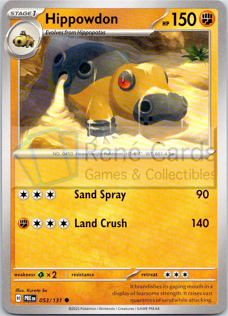 Hippowdon - PRE  - 053/131