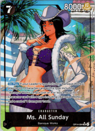 Ms. All Sunday - OP14-084 - The Azure Sea's Seven - Foil