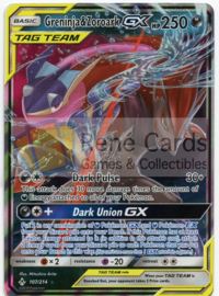 Greninja & Zoroark GX - S&M UnbrBo - 107/214