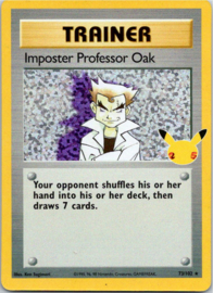 Imposter Professor Oak  - CelebClass. - 73/102 - Base Set (4)