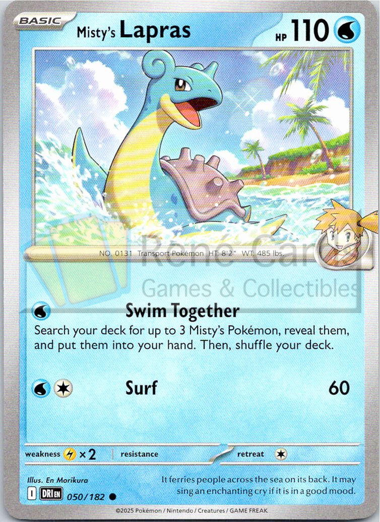 Misty's Lapras - DRI  - 050/182