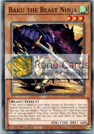 Baku the Beast Ninja - 1st. Edition - MP23-EN168