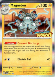 Magneton [Staff] - SVP 153 - Surging Sparks Prerelease staff promo