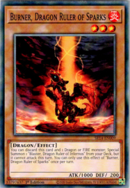 Burner, Dragon Ruler of Sparks - 1st. edition - SR14-EN009