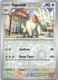 Vigoroth - PAL - 161/193 - Reverse