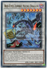 Red-Eyes Zombie Necro Dragon - 1st Edition - SR07-EN041