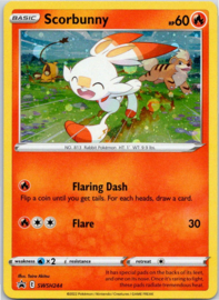 Scorbunny - SWSH244 - Lost Origin Single Pack Blisters
