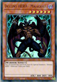 Destiny HERO - Malicious - 1st Edition - BLC1-EN030 - Gold
