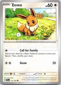 Eevee -  SCR - 113/142