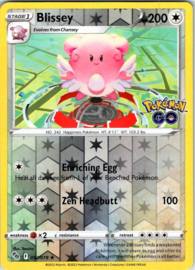 Blissey - PGO - 052/078 Reverse