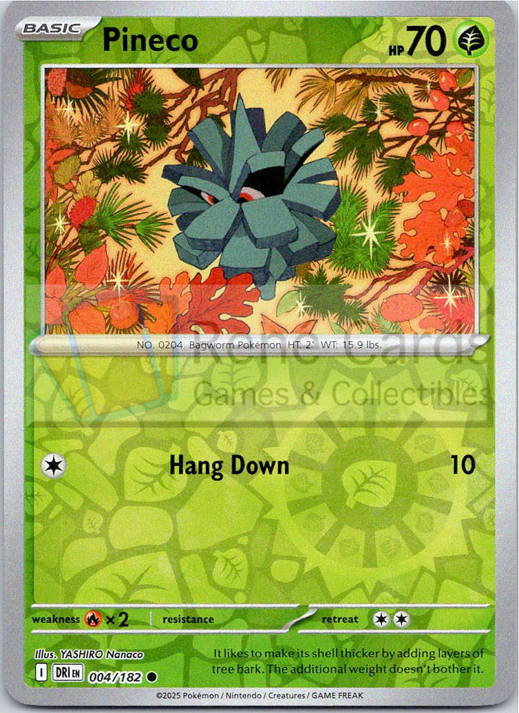 Pineco - DRI  - 004/182 - Reverse