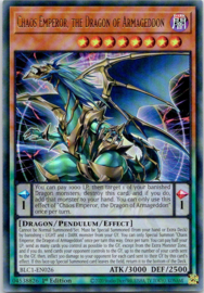 Chaos Emperor, the Dragon of Armageddon - 1st Edition - BLC1-EN026 - Gold