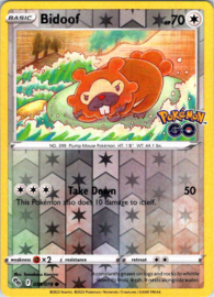 Bidoof - PGO - 059/078 Reverse