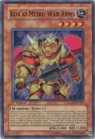 Koa`ki Meiru War Arms - 1st. Edition - RGBT-EN081