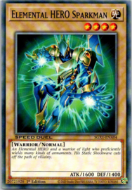 Elemental HERO Sparkman - 1st Edition - SGX1-ENA04