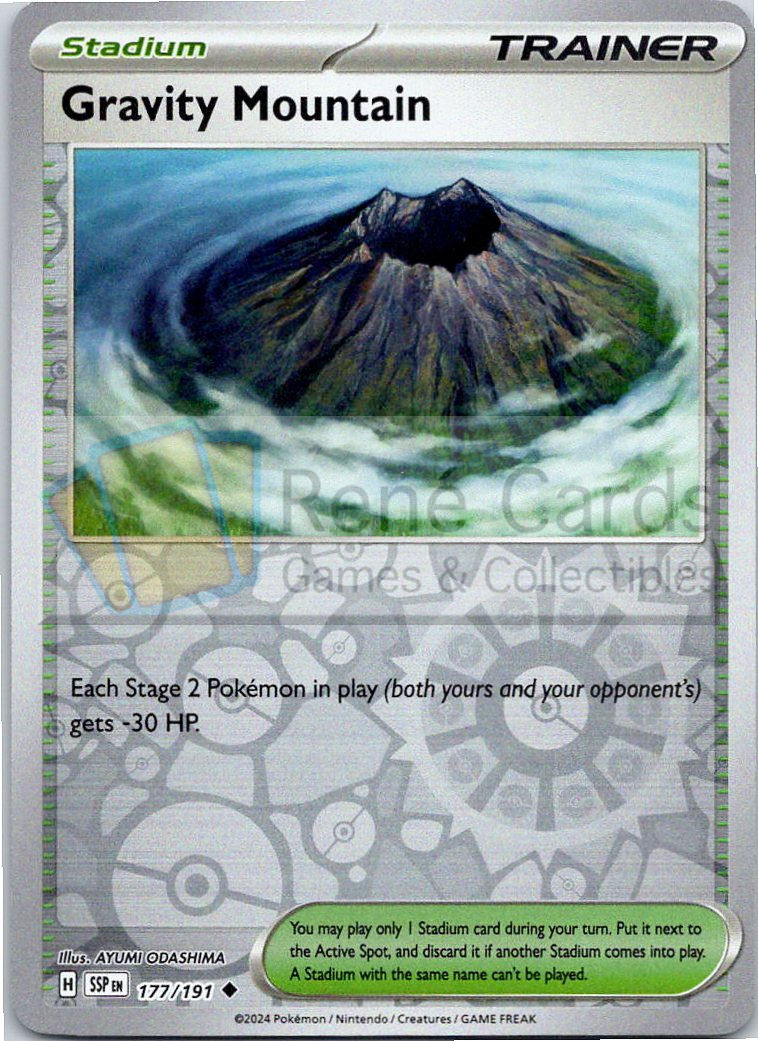 Gravity Mountain - SSP - 177/191 - Reverse