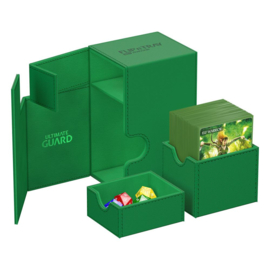 Flip´n´Tray Deck Case 80+ - Standard Size - XenoSkin - Green - MonoColor