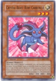Crystal Beast Ruby Carbuncle - 1st. Edition - FOTB-EN001