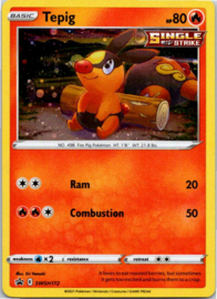 Tepig - SWSH172 - Promo - Fusion Strike Single Pack Blister