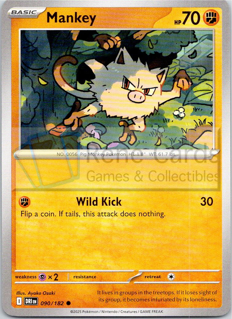 Mankey - DRI  - 090/182