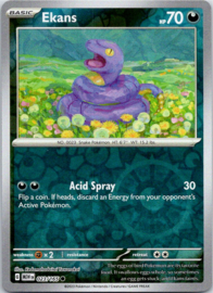 Ekans - MEW - 023/165 - Reverse