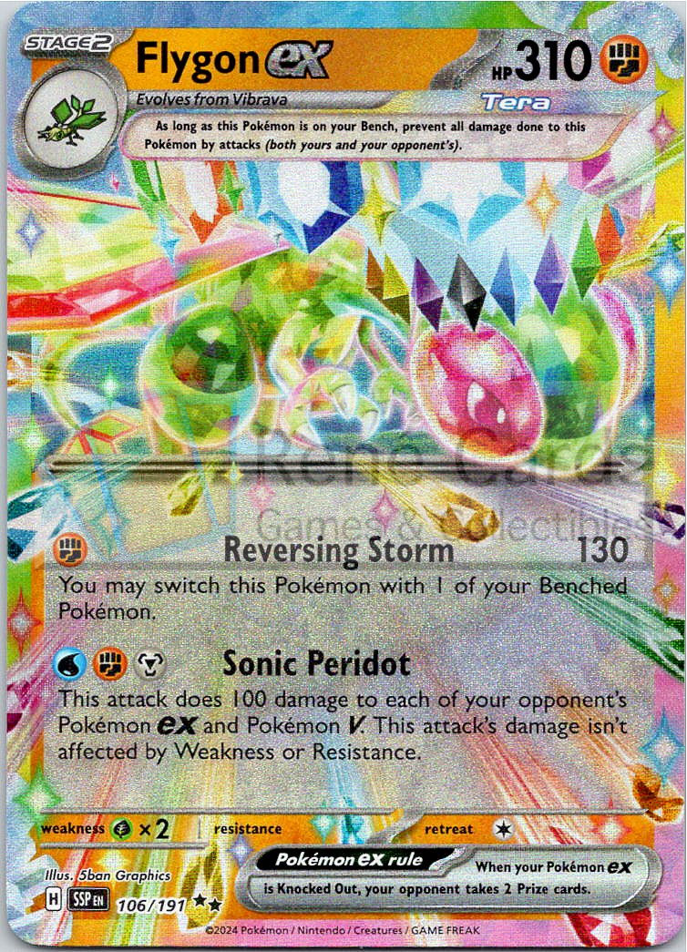 Flygon EX - SSP - 106/191