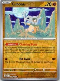 Cubone - MEW - 104/165 - Reverse