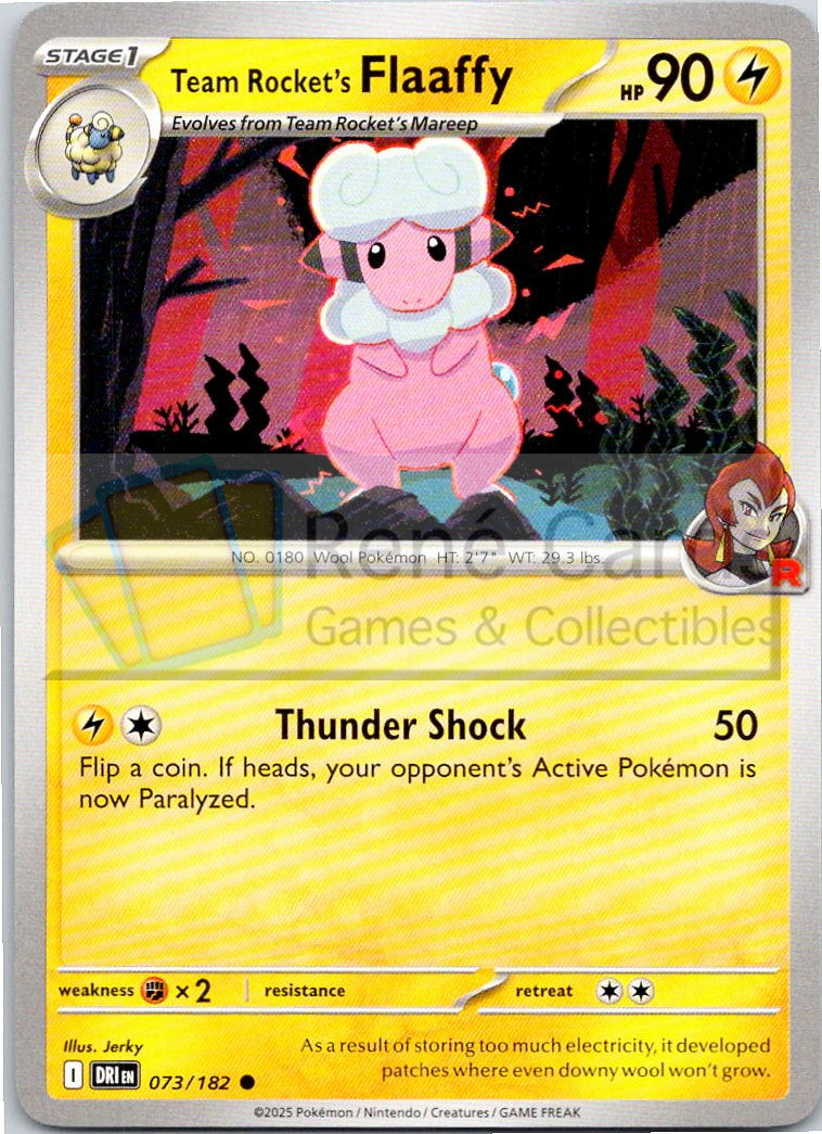 Team Rocket's Flaaffy - DRI  - 073/182