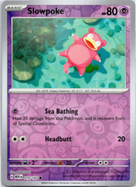 Slowpoke - MEW - 079/165 - Reverse