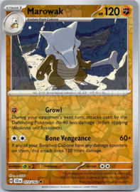 Marowak - SCR - 073/142 - Reverse