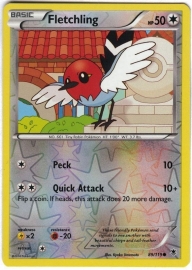 Fletchling - PhanFor - 89/119 - Reverse