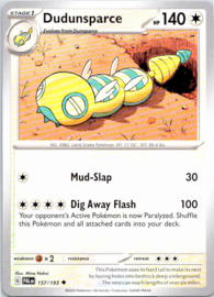 Dudunsparce - PAL - 157/193