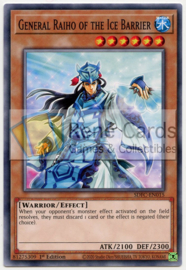 General Raiho of the Ice Barrier - 1st. Edition - SDFC-EN015