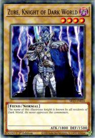 Zure, Knight of Dark World - 1st. edition - SR13-EN016