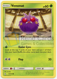 Venonat- S&M UnbrBo - 9/214 - Reverse