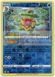 Ludicolo - EvolSkies - 034/203 - Reverse