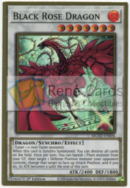 Black Rose Dragon (alternate art) - Unlimited - MGED-EN026