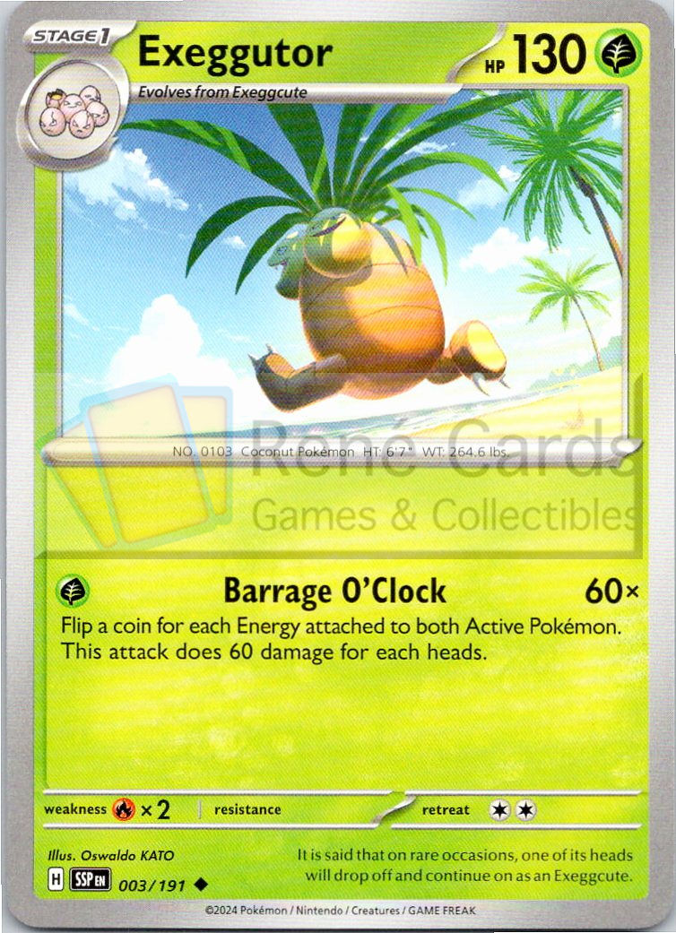 Exeggutor  - SSP  - 003/191