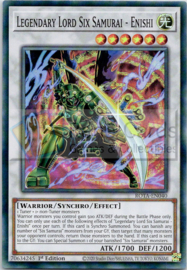 3 x Legendary Lord Six Samurai - Enishi - 1st Edition - ROTA-EN040 - Play Set